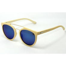 Lunettes de soleil Real Bamboo Wooden, PC + Lunettes de soleil en bambou